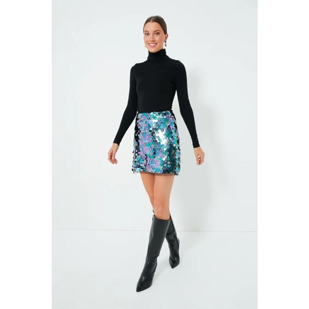 TUCKERNUCK Midnight Rituals Sequin Remmi Mini Skirt NWT Size XS
